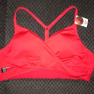 PINK sports bra/swim top